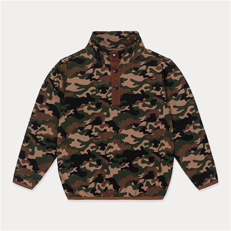 Toddler Fleece Jacket, Boys, Kids Fleece Lightweight Camo Jacket – Mini ...