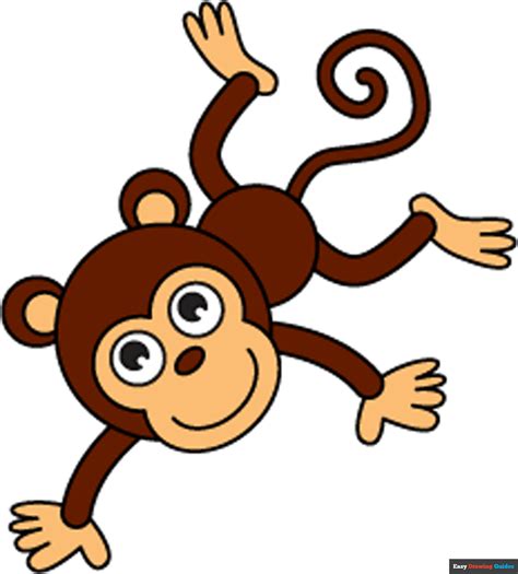 How To Draw Cute Animated Monkeys
