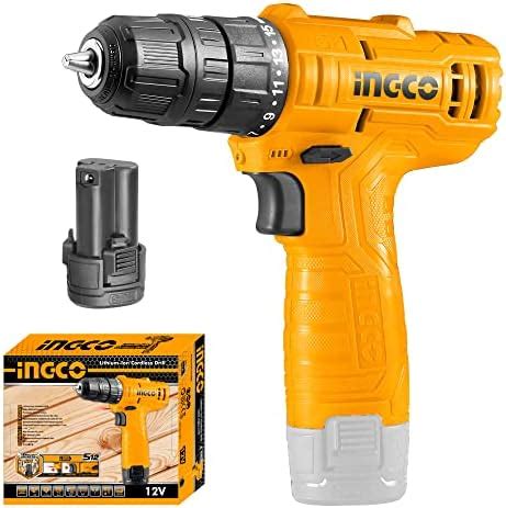 INGCO CDLI1211 12V Cordless Drill Pistol Grip Drill (10 mm Chuck Size ...
