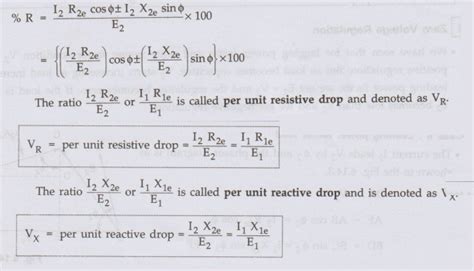 Voltage Regulation of Single Phase Transformer