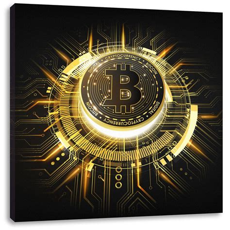 Leinwandbild Strahlende Bitcoins BTC in 2024 | Leinwandbilder, Leinwand, Strahler