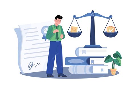 Premium Vector | Compliance officer ensuring that the bank is in compliance with relevant laws ...