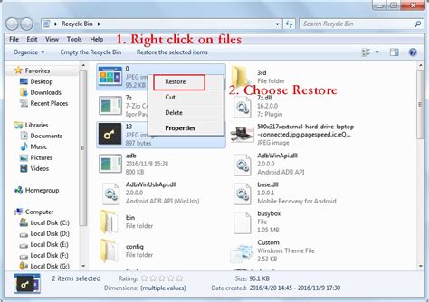 Recover Recycle Bin Deleted Files 的图像结果