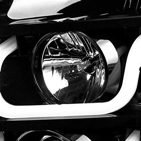 Spec-D Tuning for GMC Yukon Denali XL Jet Black LED Halo Clear ...