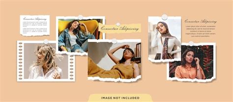 Quadro de fotos ou colagem de quadros de fotos layout de grade de ...