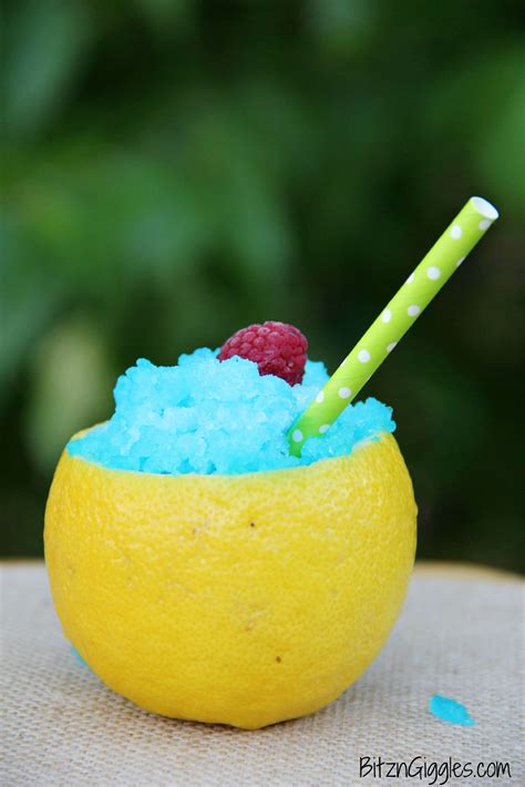 Blue Raspberry Lemonade Jello Slush