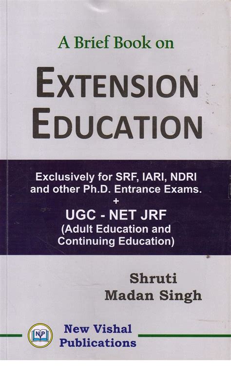 A Brief Book on Extension Education : Shruti Madan Singh: Amazon.in: Books