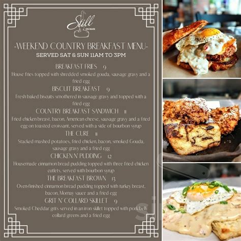 Charlie's Still on Main menu in Milford, Michigan, USA