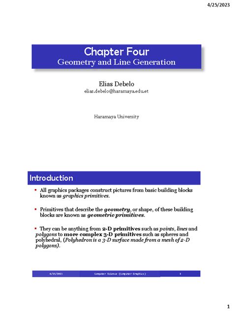 Computer Graphics Course 的图像结果