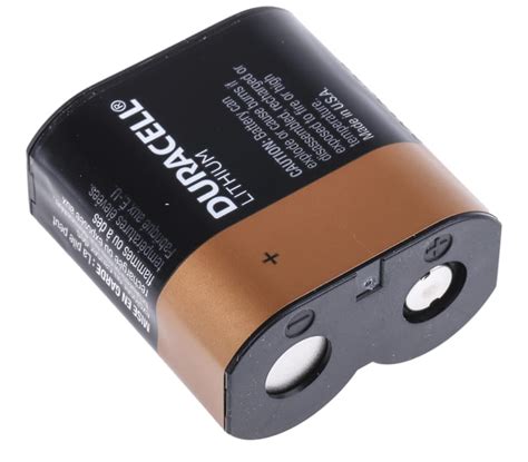 DL223A P1 RS Duracell | Duracell Lithium Manganese Dioxide 6V, CRP2 ...