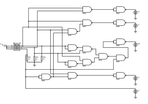 Image result for Seven Segment Display Decoder Using NAND Only Gates