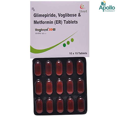 Vogloyd 3D 1.3 mg Tablet | Uses, Side Effects, Price | Apollo Pharmacy