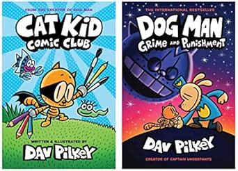 Cat Kid Comic Club+DOG MAN #09: GRIME AND PUNISHMENT : Amazon.in: Books