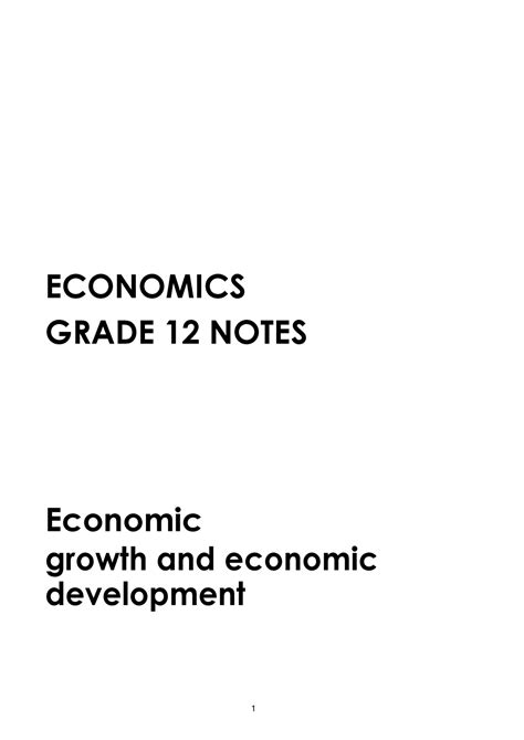 Image result for Economics Lessons Grade 12 Term 2