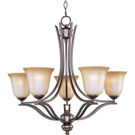 Maxim Lighting Madera 5-Light Oil Rubbed Bronze Transitional Chandelier ...