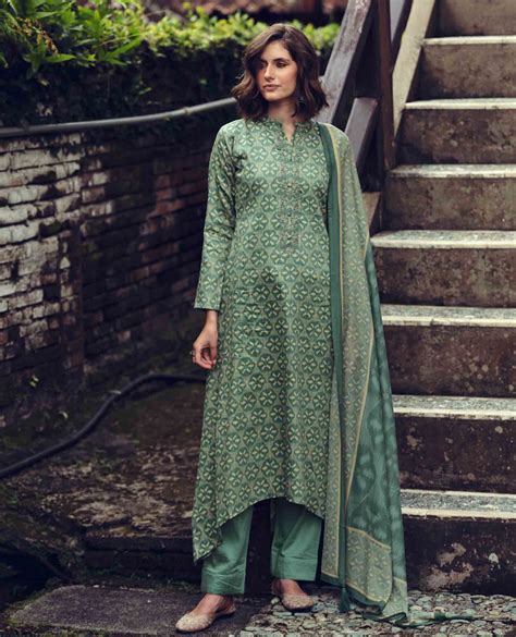 Buy Cotton Silk Unstitched Women Suits Dress Materials – Stilento