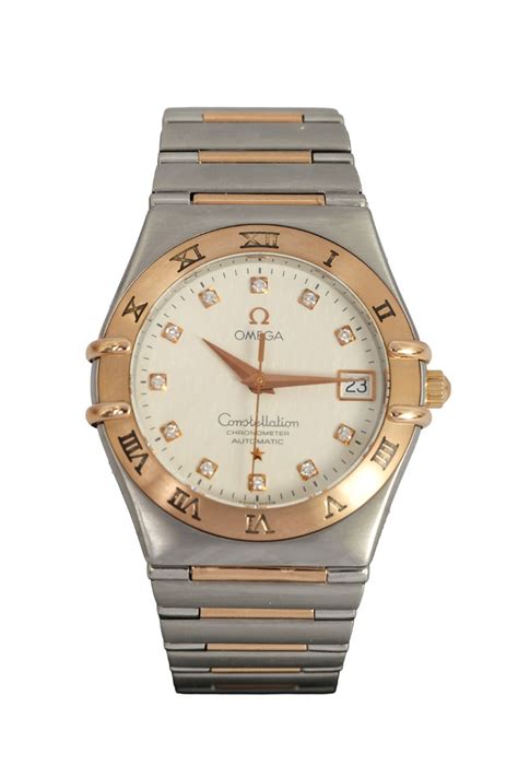 Omega Constellation 35Mm Rose Gold & Steel Anniversary Chronometer ...