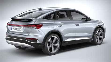 Audi Q4 Sportback e-tron 2022 3D Model $129 - .c4d .fbx .3ds .ma .lwo .obj .max - Free3D