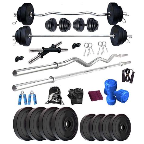 Bodyfit Deluxe 100kg 4 Rods Exercise Sets Combo Strength Training Home ...