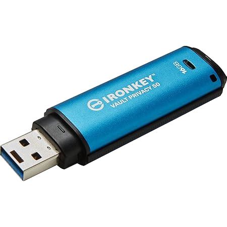 Kingston Ironkey Locker+ 50 64GB Encrypted USB Flash Drive | USB 3.2 ...