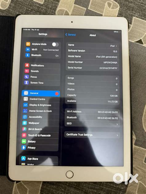 Ipad 5th gen 128 gb - Tablets - 1813775634