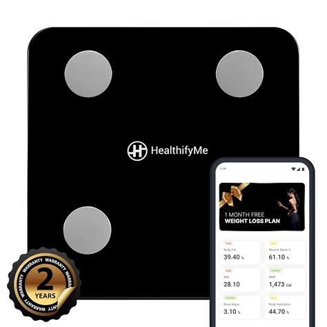 HealthifyMe Smart Scale - Get Data-Driven Smart Weight Loss and Track ...