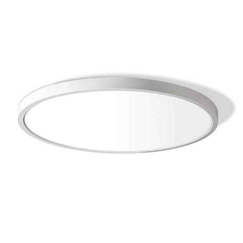 Buy 12 Inch 24W LED Flush Ceiling Light Fixture, 5000K Daylight White ...