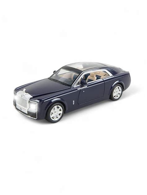 Rolls-Royce Sweptail Diecast Car Model 1:24 Scale - Blue Metal ...
