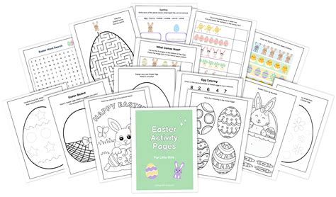 Easter Activity Pages for Little Girls - Little Girl Shining