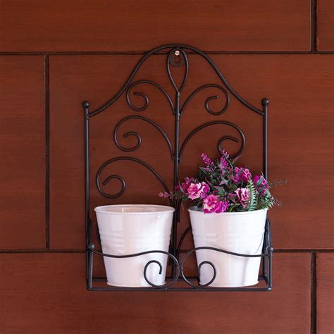 ExclusiveLane Galvanized Iron Wall Planters for Living Room Balcony ...