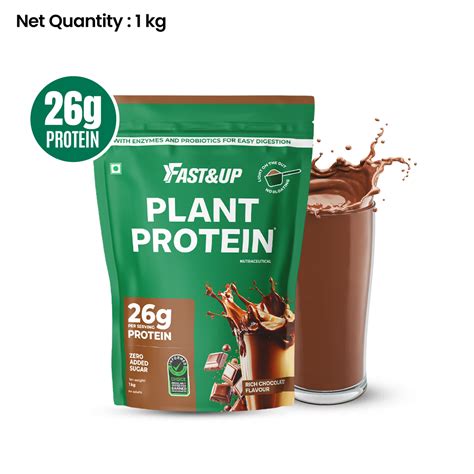 Fast&Up Plant-based Protein Powder for Muscle Gain & Recovery