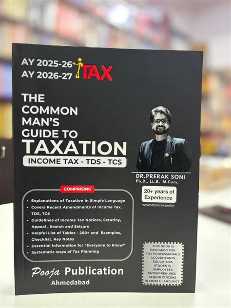 Buy The Common Man's Guide to Taxation, Income Tax-TDS-TCS, AY 2025-26 ...