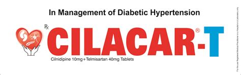 Cilacar T(Cilnidipine Telmisartan) : Benefits, Side Effects, Dosage