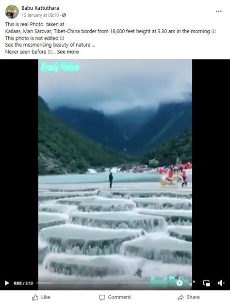 Viral Video Does Not Show Rare Visuals From Kailash Mansarovar Yatra