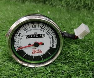 KOHLI BULLET ACCESSORIES Speedometer Black And White For Royal Enfield ...