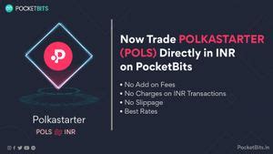 BUY Polkastarter (POLS)in INR on PocketBits!
