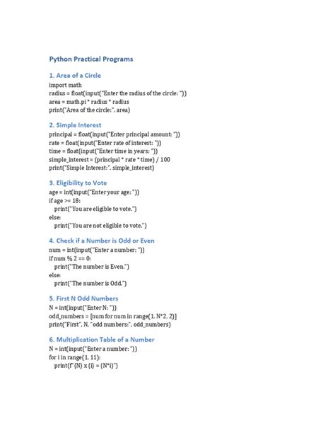 Image result for Python Practical Programs