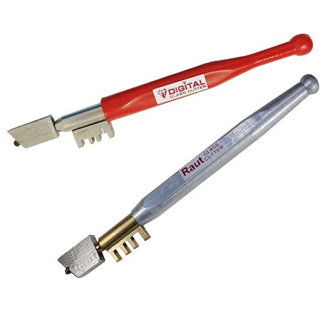 EXCEL IMPEX Glass Cutter Set of Traditional Diamond Tipped Snap Jaw ...