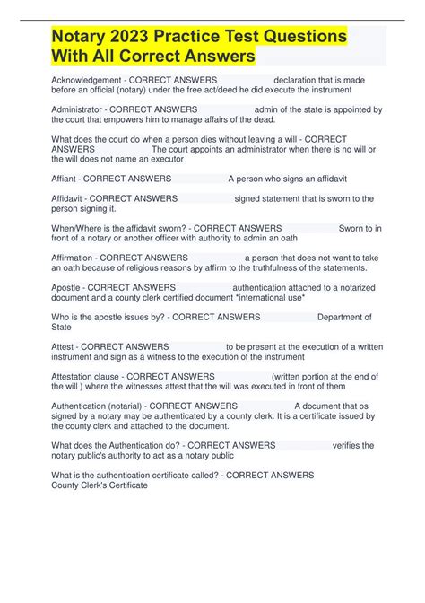 Image result for Notary Practice Tests