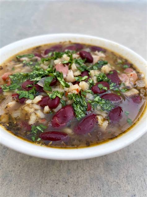 Easy Red Beans + Rice Soup | Simple Nourished Living
