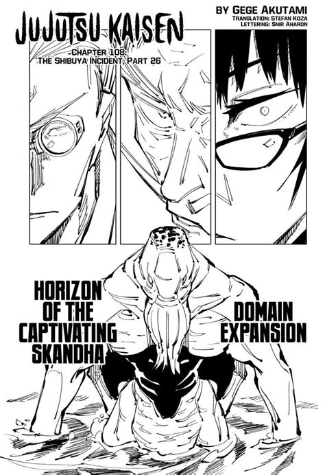 Jujutsu Kaisen 108   Jujutsu Kaisen Chapter 108   Jujutsu  