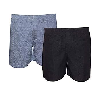 Reborn Men's Boxer Pack of Two, Printed Shorts Combo-RB-6-13-L : Amazon ...