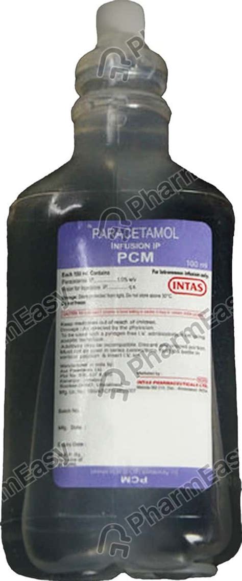Pcm 1000 MG/100ML Solution For Infusion (100): Uses, Side Effects ...