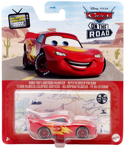 Disney / Pixar Cars On The Road Road Trip Lightning McQueen Diecast Car ...
