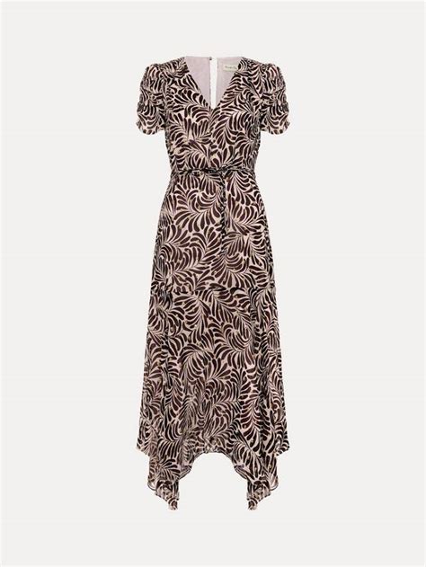Phase Eight Petite Verity Floral Midi Dress, Multi