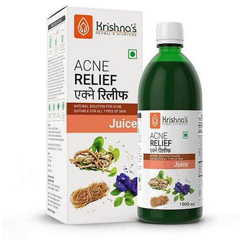 Buy Krishna's Herbal & Ayurveda Acne Care Juice 1000ml | ShopHealthy.in