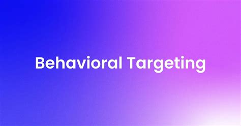 Behavioral Targeting 的图像结果