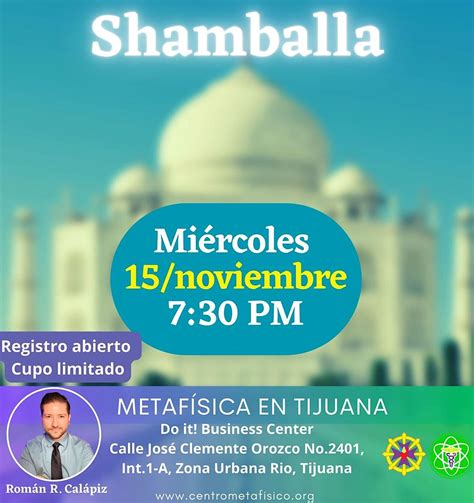 EXPLORANDO SHAMBALLA - Metafísica en Tijuana, Do it business center ...
