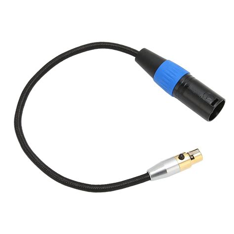 XLR Male to Mini XLR Female Cable, 3 Pin 3 Pin XLR Cables 24K Gold ...