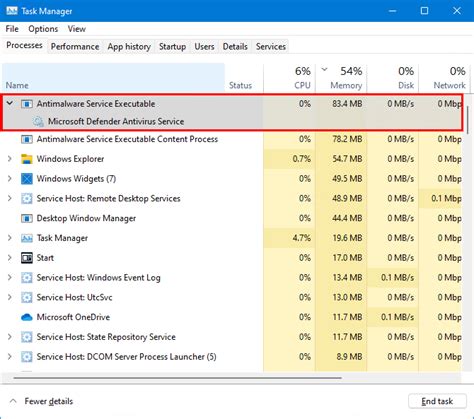 Image result for Windows Defender Service